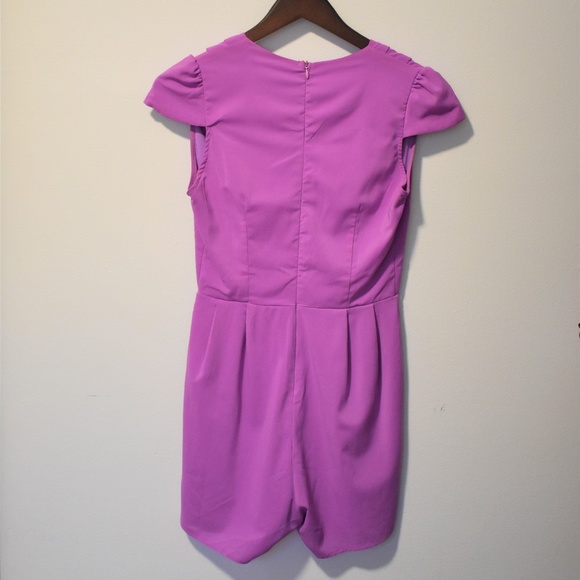 Tobi Plunging Violet Short Romper - Picture 6 of 8